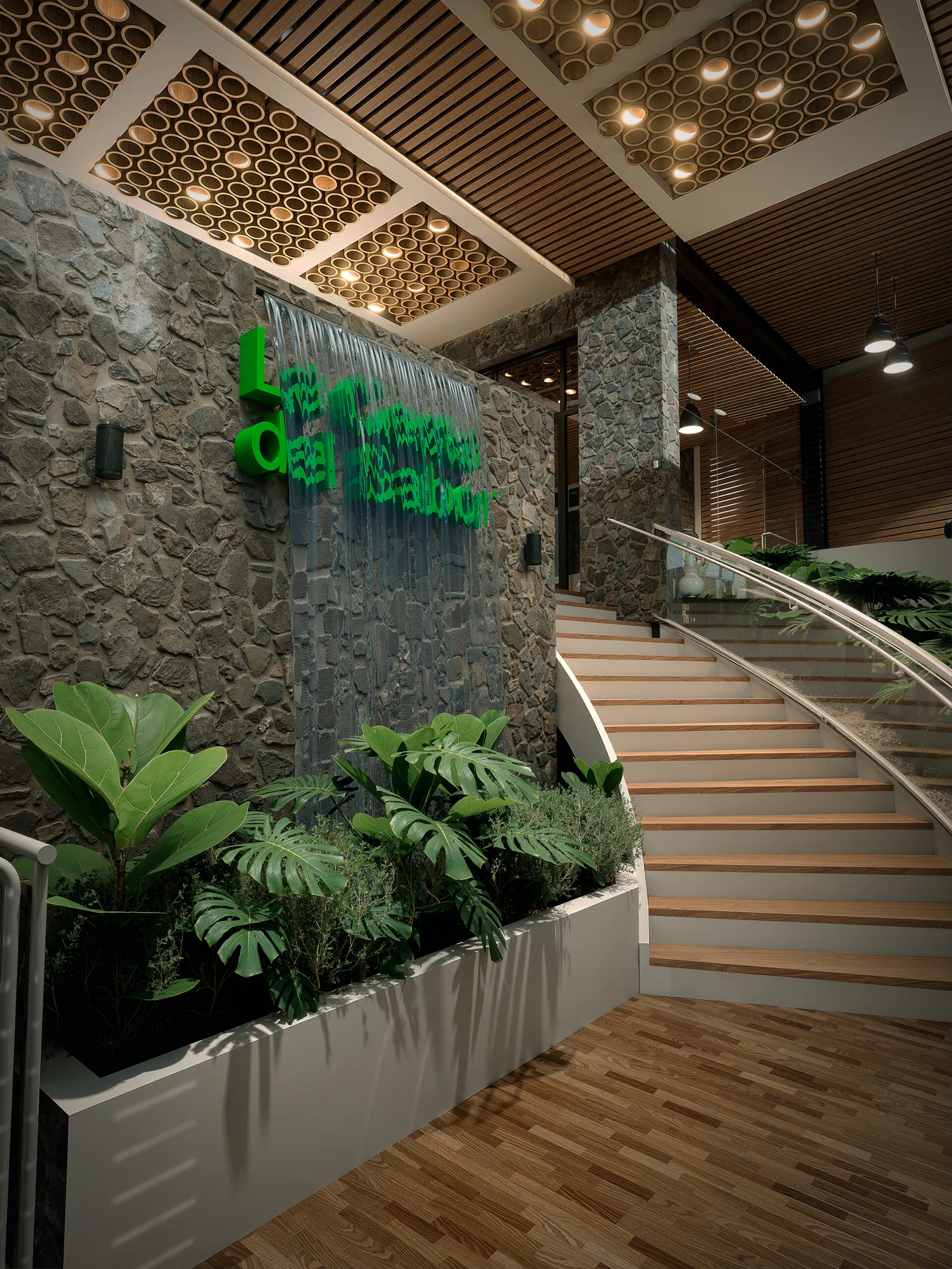 Área de exhibición de productos