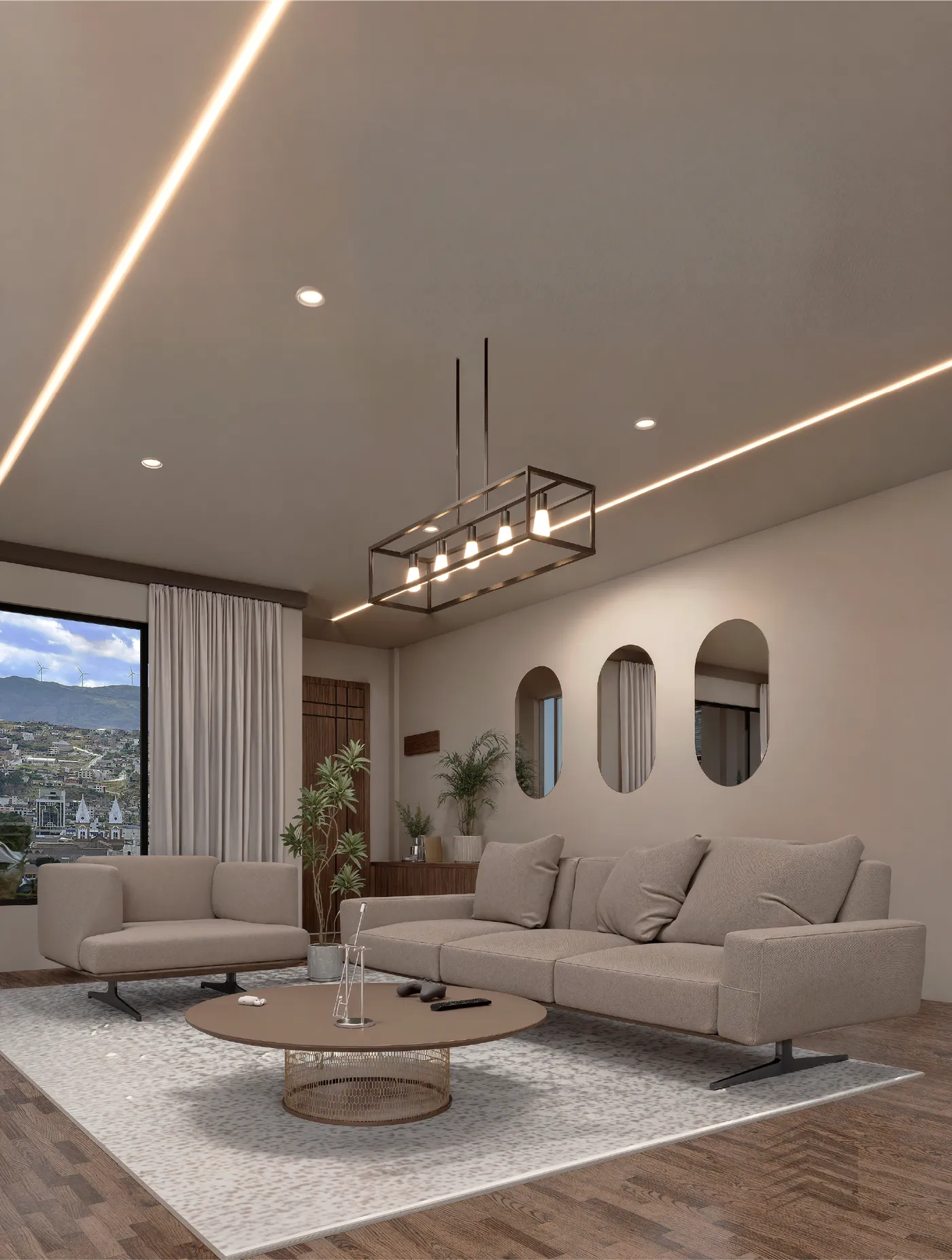 Interior de una unidad de vivienda