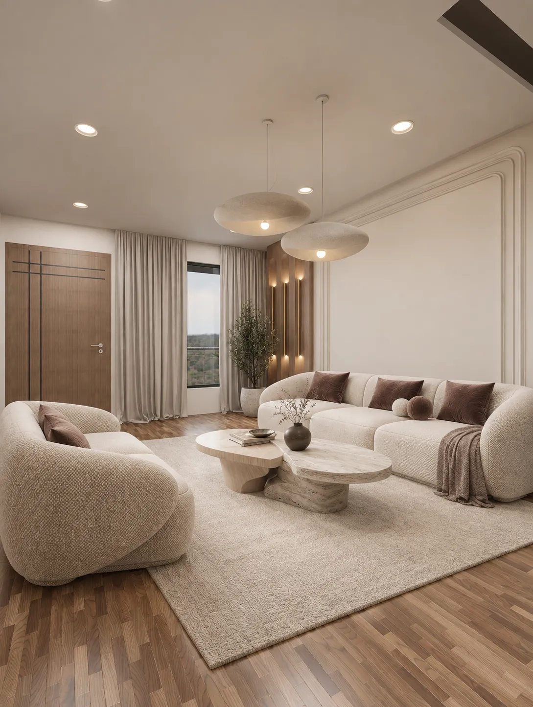 Dormitorio principal con vista al jardín