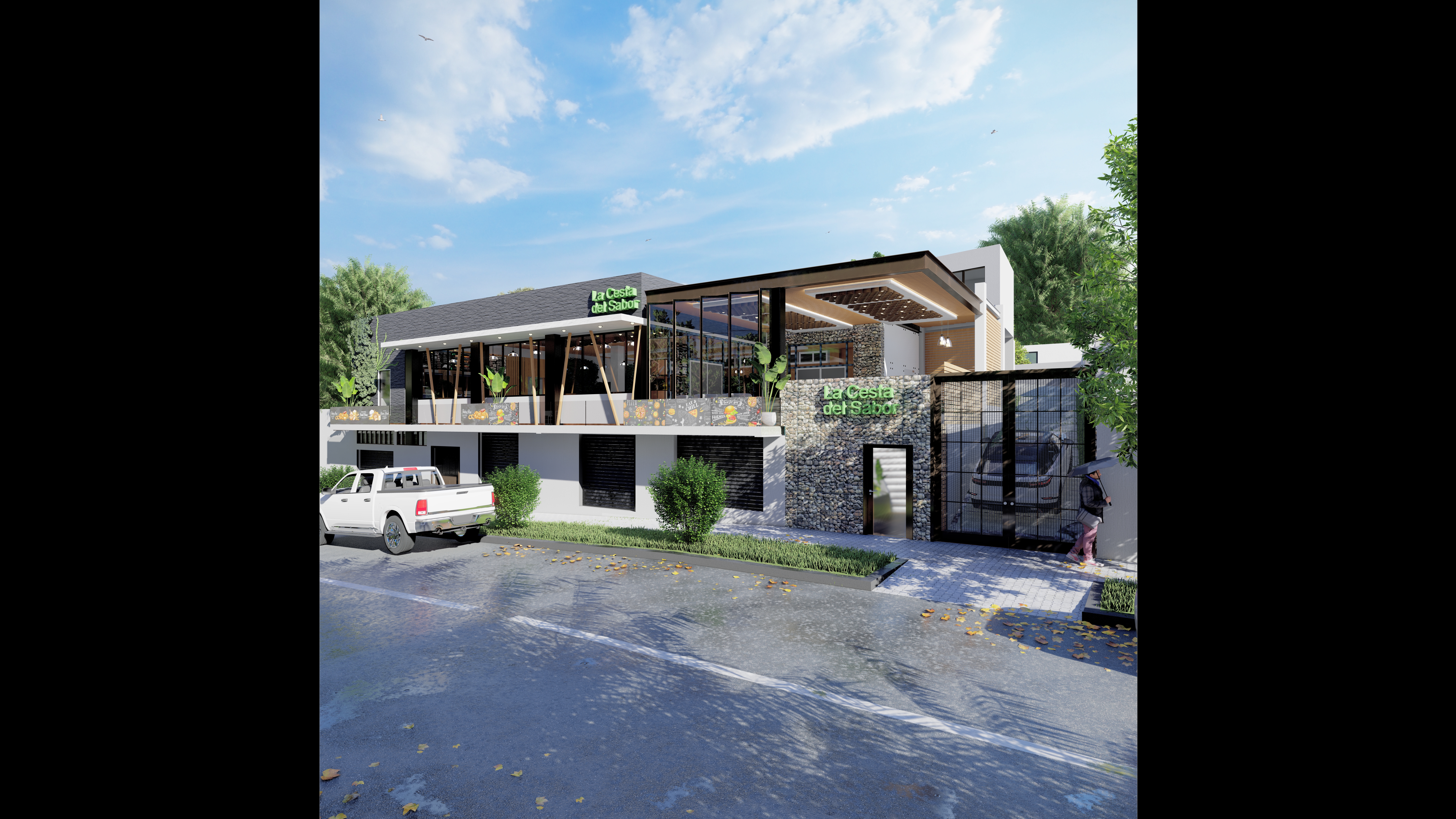 Diseño Arquitectónico "La Cesta del Sabor"