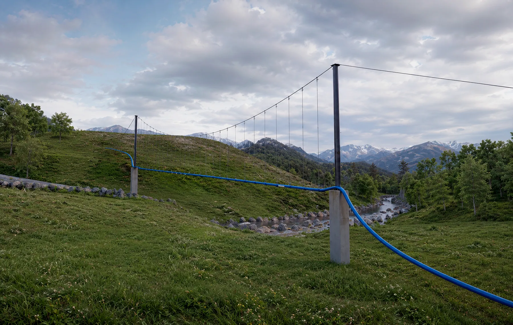 Construcción de Paso Elevado y Relaveducto (55 m)