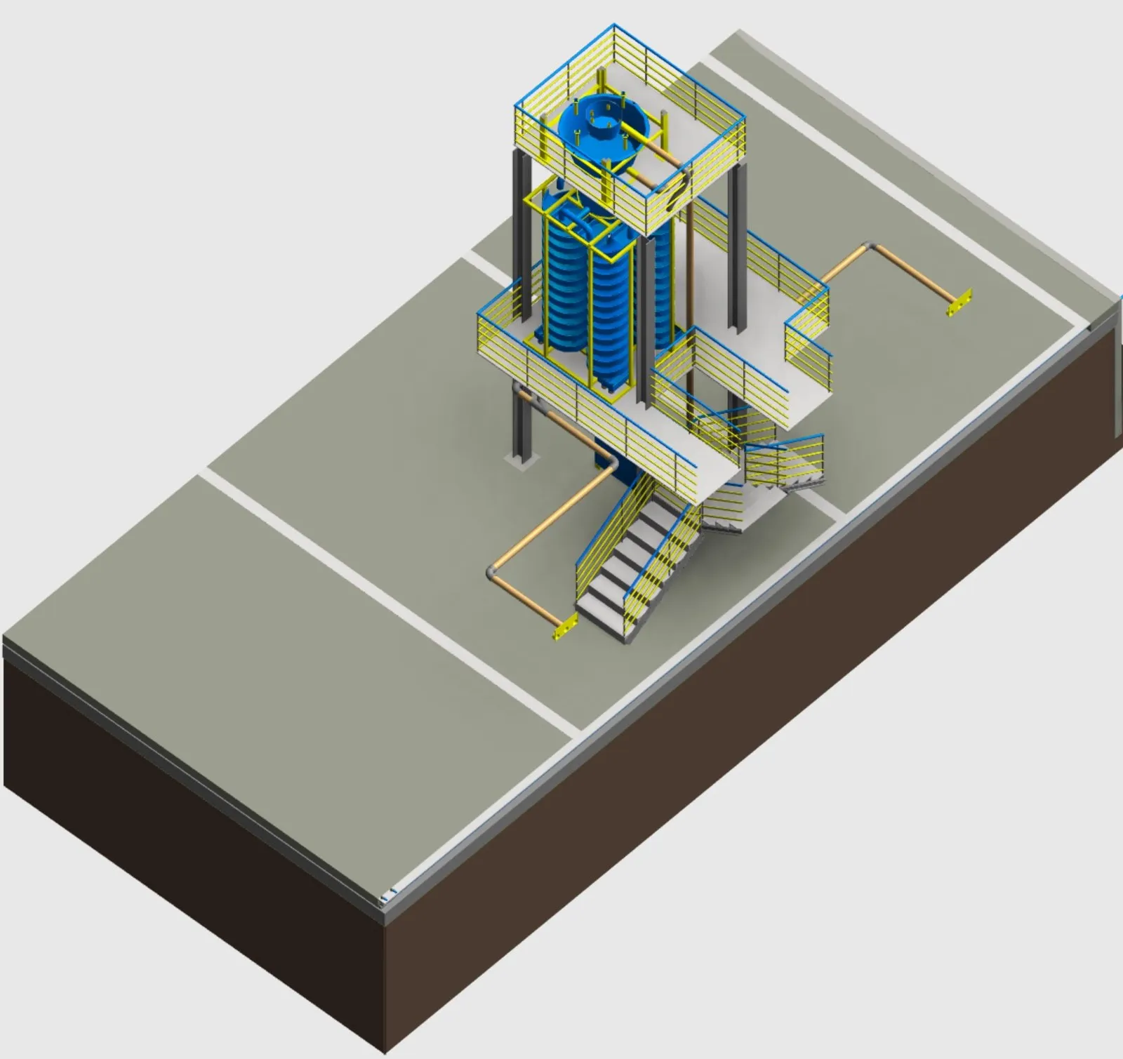Modelo estructural del área de cianuración